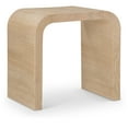 thumbnail image 1 of Meridian Furniture Cresthill White Oak End Table, 1 of 10