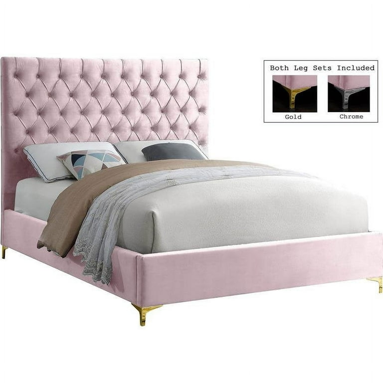 Meridian Furniture Cruz Velvet King Bed Meridian Furniture Cruz Velvet King Bed