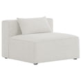 thumbnail image 1 of Meridian Furniture Cube Cream Durable Linen Modular Component, 1 of 3