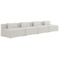 thumbnail image 1 of Meridian Furniture Cube Cream Durable Linen Modular Sofa, 1 of 3