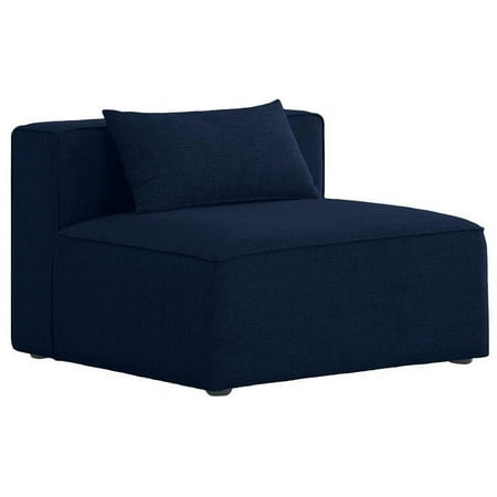 Meridian Furniture Cube Navy Durable Linen Modular Component