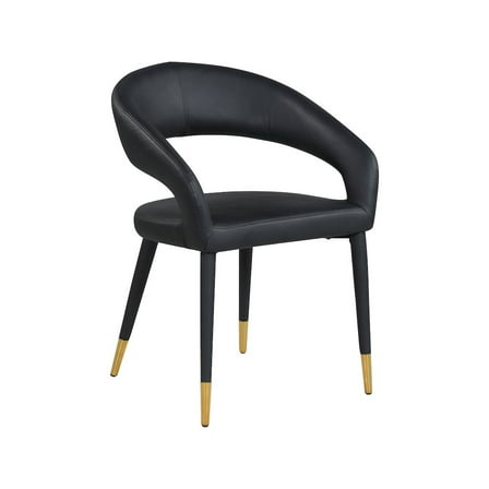 Meridian Furniture Destiny Black Vegan Leather Dining Chair