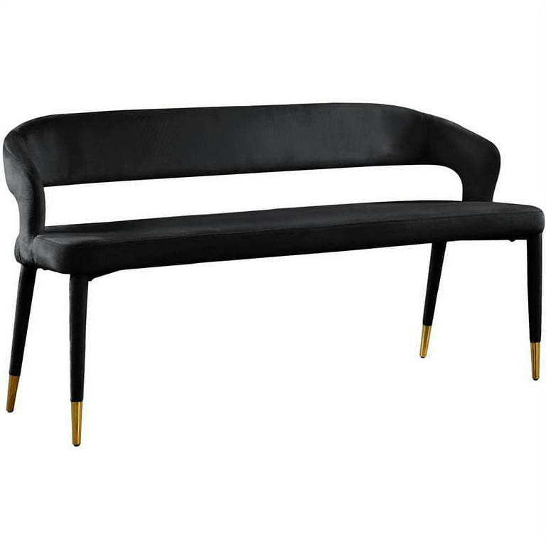 Meridian Furniture Destiny Velvet Bench Meridian Furniture Destiny Velvet Bench