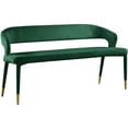 thumbnail image 1 of Meridian Furniture Destiny Green Velvet Bench, 1 of 6
