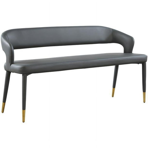 Meridian Furniture Destiny Faux Leather Bench Meridian Furniture Destiny Faux Leather Bench
