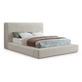 thumbnail image 1 of Meridian Furniture Devin Full Size Contemporary Fabric Standard Bed, Beige, 1 of 11