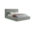thumbnail image 1 of Meridian Furniture Devin Grey Linen Textured Fabric King Bed, 1 of 7
