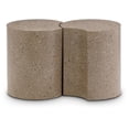 thumbnail image 1 of Meridian Furniture Dimple 2 Piece Taupe Terrazzo Pattern Iron Metal End Table, 1 of 5