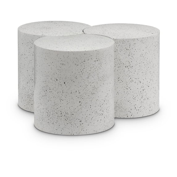 Meridian Furniture Dimple White Coffee Table