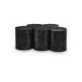 thumbnail image 1 of Meridian Furniture Dimple 5 Piece Black Terrazzo Pattern Iron Metal Coffee Table, 1 of 5