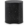 thumbnail image 1 of Meridian Furniture Dimple Black Terrazzo Pattern Iron Metal End Table, 1 of 5