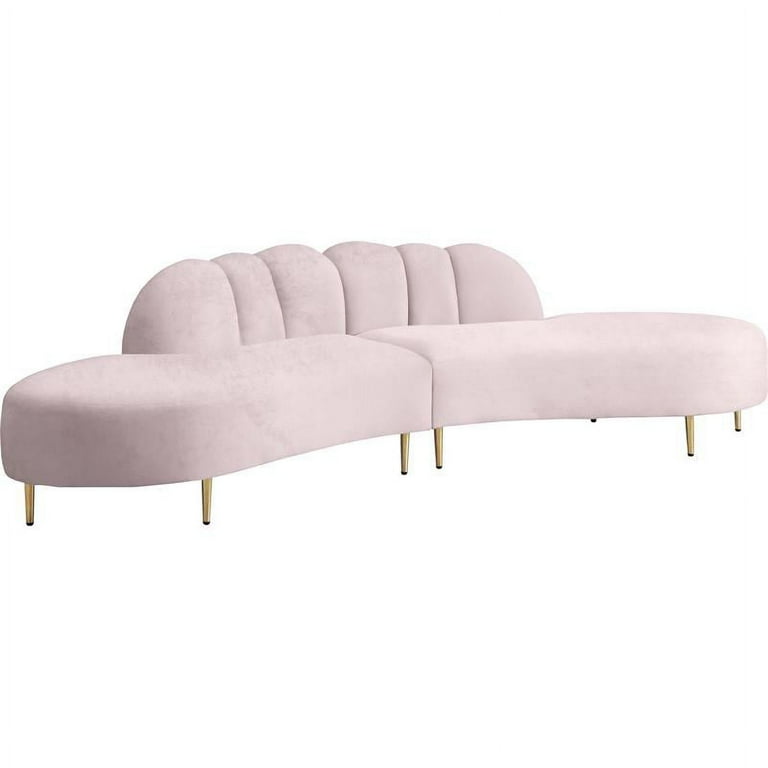 Meridian Furniture Divine Velvet 2pc. Sectional Meridian Furniture Divine Velvet 2pc. Sectional