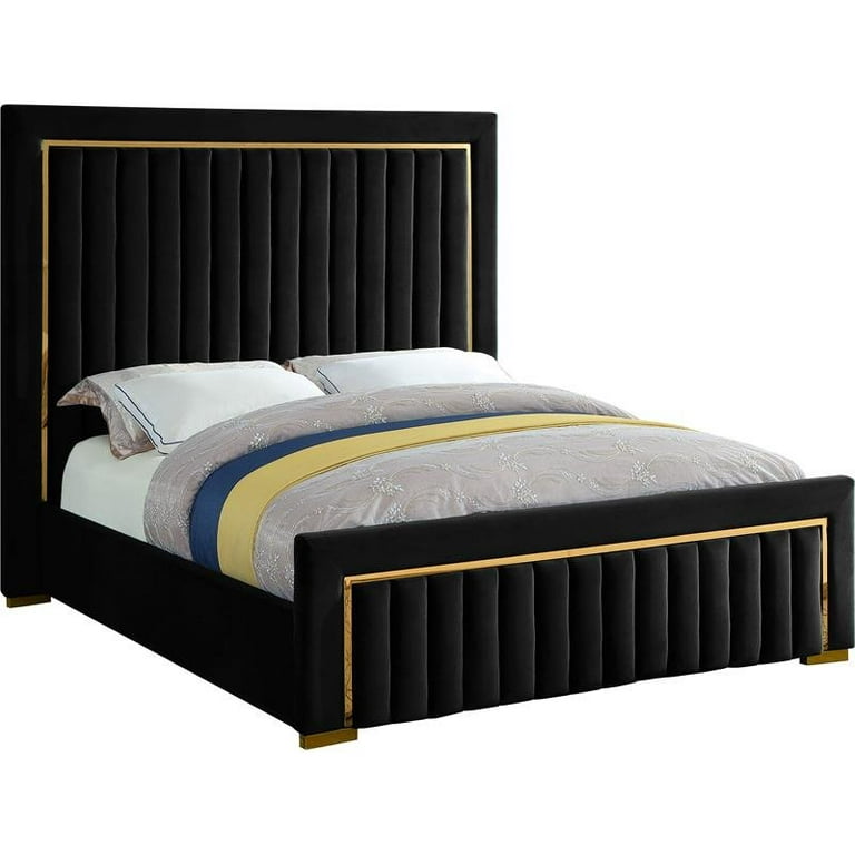 Meridian Furniture Dolce Velvet King Bed Meridian Furniture Dolce Velvet King Bed