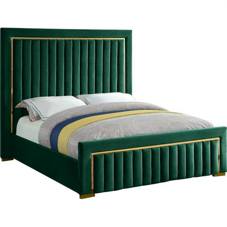Meridian Furniture Dolce Velvet Queen Bed