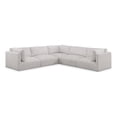 thumbnail image 1 of Meridian Furniture Ease Cream Fabric Modular Sectional, 1 of 51