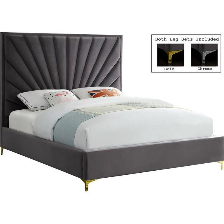 Meridian Furniture Eclipse Velvet Full Bed Meridian Furniture Eclipse Velvet Full Bed