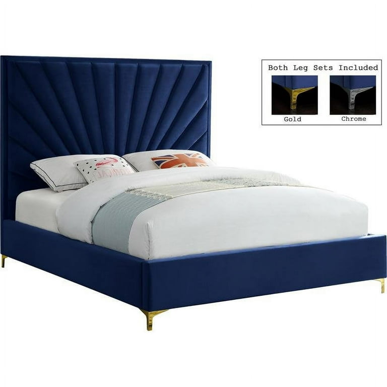 Meridian Furniture Eclipse Velvet Full Bed Meridian Furniture Eclipse Velvet Full Bed