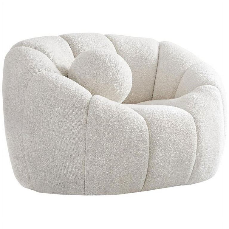 Meridian Furniture Elijah Boucle Fabric Chair Meridian Furniture Elijah Boucle Fabric Chair