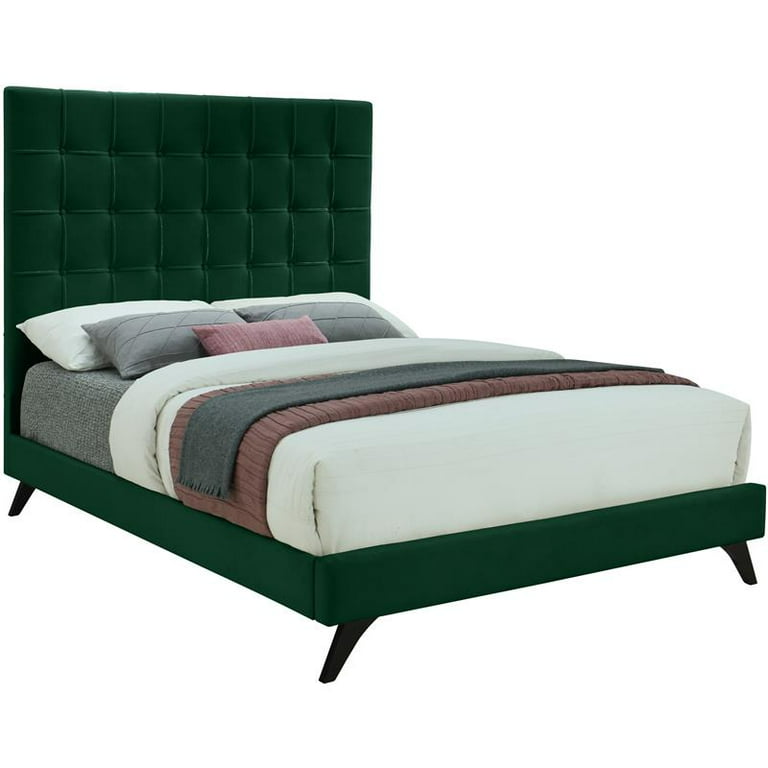 Meridian Furniture Elly Velvet Queen Bed Meridian Furniture Elly Velvet Queen Bed