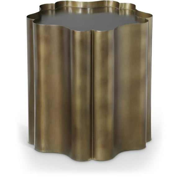 Meridian Furniture Eloise Brass Iron End Table