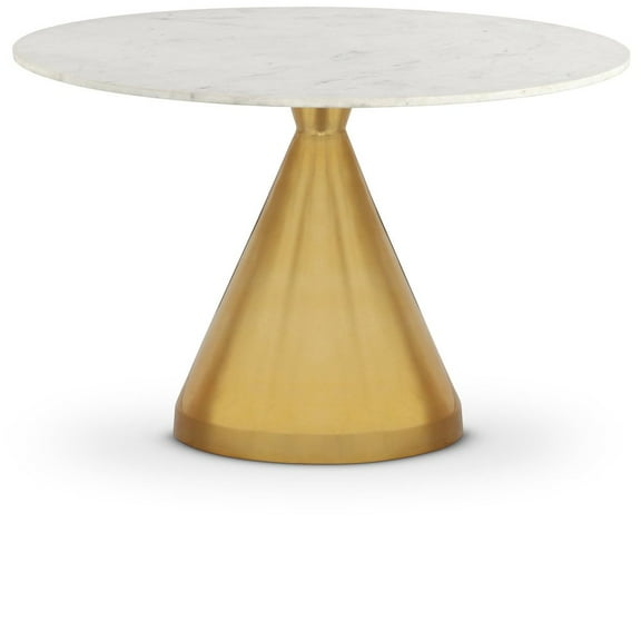 Meridian Furniture Emery White Marble Dining Table