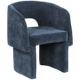 thumbnail image 1 of Meridian Furniture Emmet Navy Chenille Fabric Dining Chair / Accent Chair, 1 of 9
