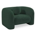 thumbnail image 1 of Meridian Furniture Emory Green Boucle Fabric Chair, 1 of 17