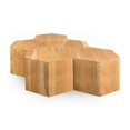 thumbnail image 1 of Meridian Furniture Eternal 5-Pc. Natural Oak Wood Coffee Table, 1 of 7
