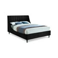 thumbnail image 1 of Meridian Furniture Eva Black Velvet Upholstered Full Bed, 1 of 8
