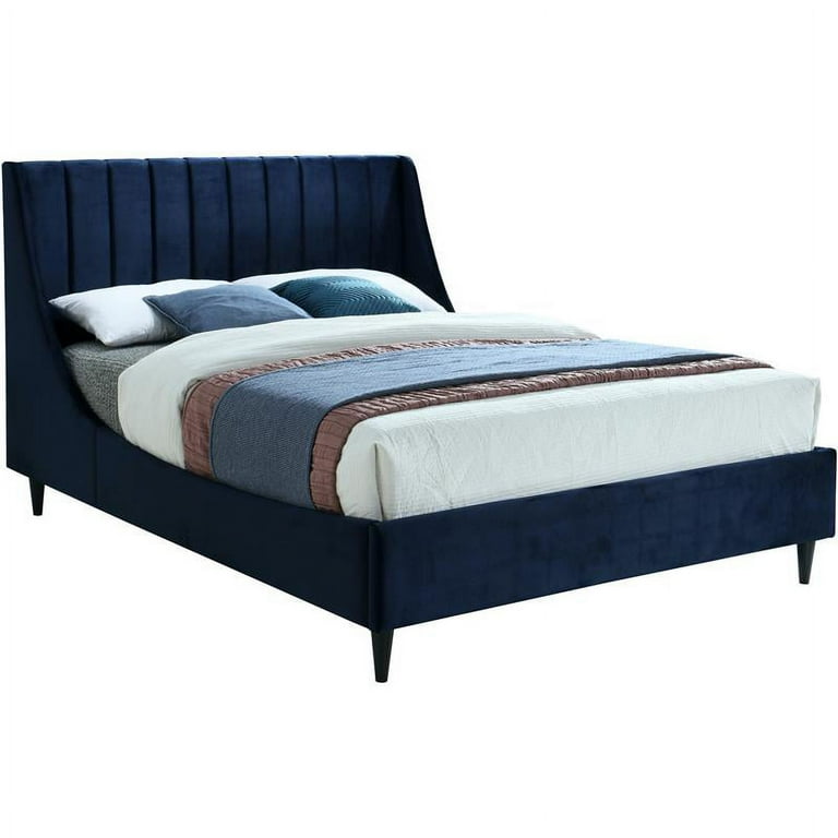 Meridian Furniture Eva Velvet Full Bed Meridian Furniture Eva Velvet Full Bed
