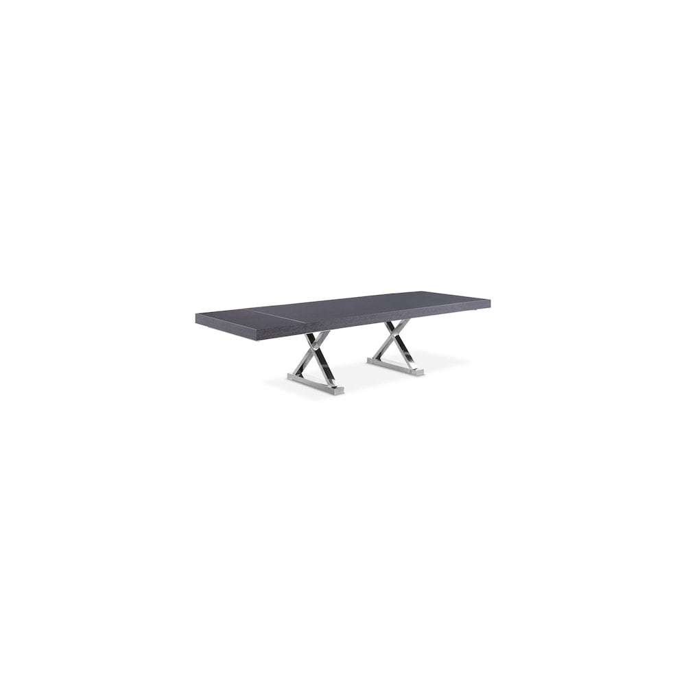 Excel 84" Grey Oak Veneer Extendable Dining Table