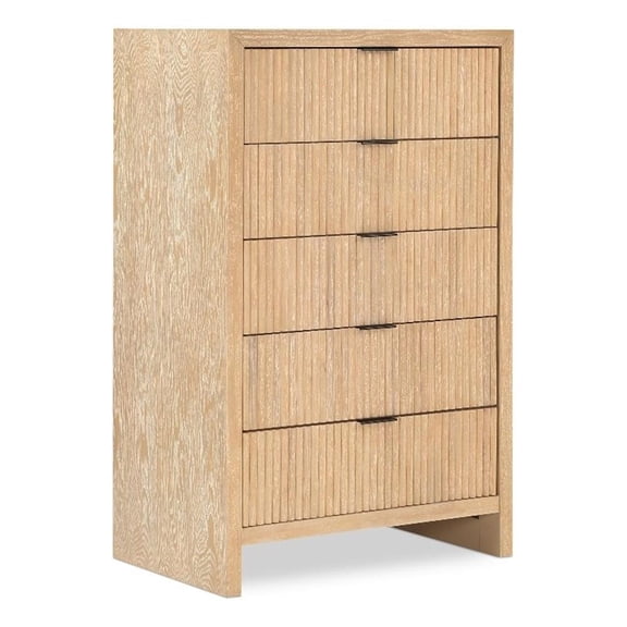 Meridian Furniture Fairfax Natural Oak Veneer Chest