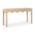 thumbnail image 1 of Meridian Furniture Fiora Natural Oak Veneer Console Table, 1 of 7