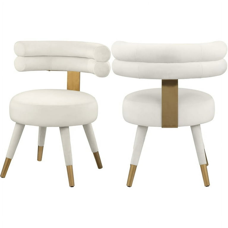 Meridian Furniture Fitzroy Velvet Dining Chair Meridian Furniture Fitzroy Velvet Dining Chair