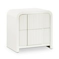 thumbnail image 1 of Meridian Furniture Fluted Cream Night Stand, 1 of 11