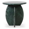 thumbnail image 1 of Meridian Furniture Formentera Green Marble End Table, 1 of 7