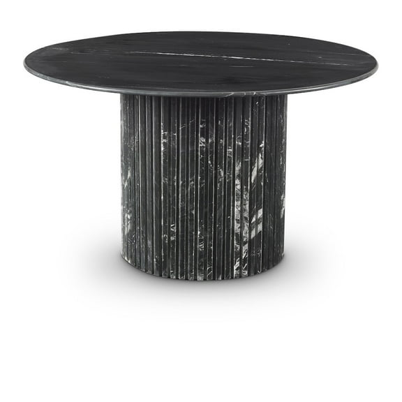 Meridian Furniture Genoa Black Marble Dining Table