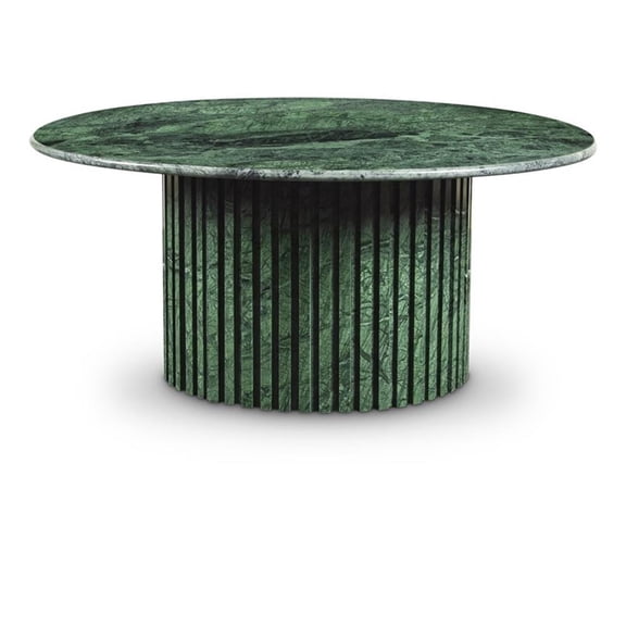 Meridian Furniture Genoa Marble Coffee Table, Green
