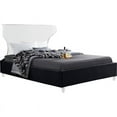 thumbnail image 1 of Meridian Furniture Ghost Black Velvet Full Bed, 1 of 5