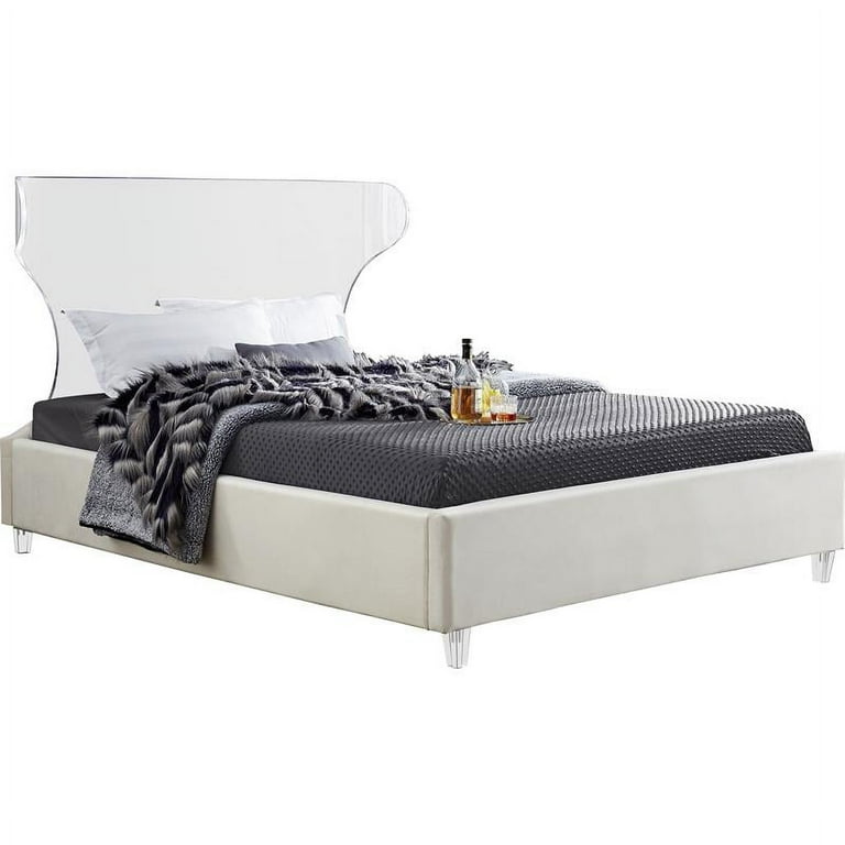 Meridian Furniture Ghost Velvet Full Bed Meridian Furniture Ghost Velvet Full Bed
