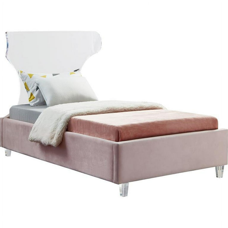 Meridian Furniture Ghost Velvet Queen Bed Meridian Furniture Ghost Velvet Queen Bed
