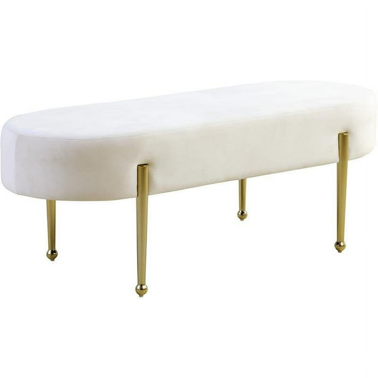 Meridian Furniture Gia Velvet Bench Meridian Furniture Gia Velvet Bench