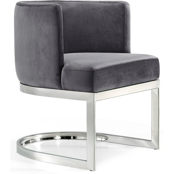 Meridian Furniture Gianna Grey Velvet Dining Chair
