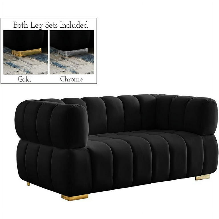 Meridian Furniture Gwen Velvet Loveseat Meridian Furniture Gwen Velvet Loveseat