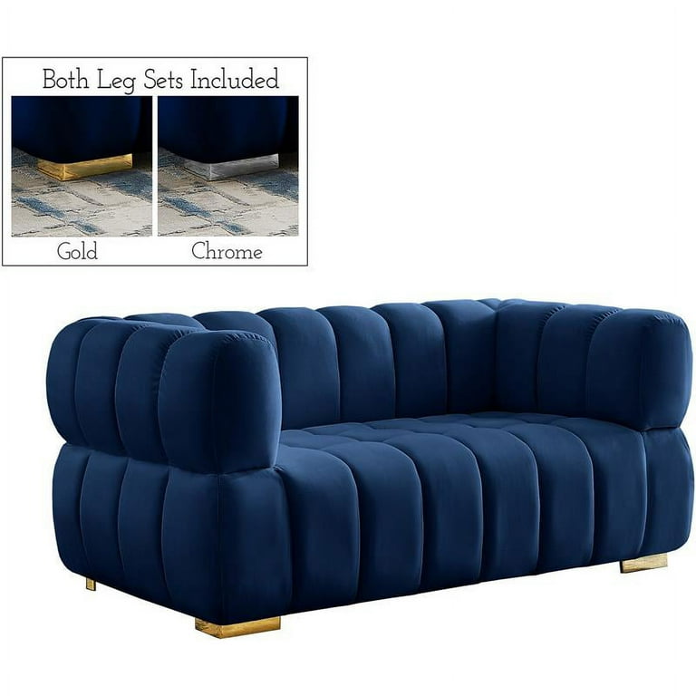Meridian Furniture Gwen Velvet Loveseat Meridian Furniture Gwen Velvet Loveseat