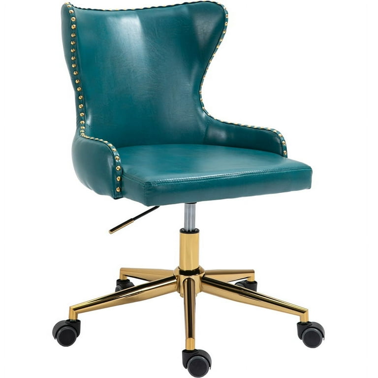 Meridian Furniture Hendrix Faux Leather Office Chair - Chrome Meridian Furniture Hendrix Faux Leather Office Chair - Chrome