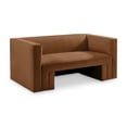 thumbnail image 1 of Meridian Furniture Henson Saddle Velvet Loveseat, 1 of 18
