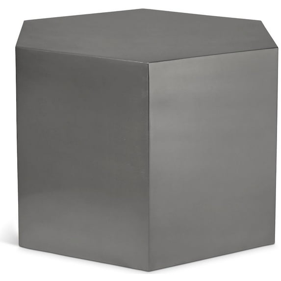 Meridian Furniture Hexagon Brushed Chrome Modular Coffee Table