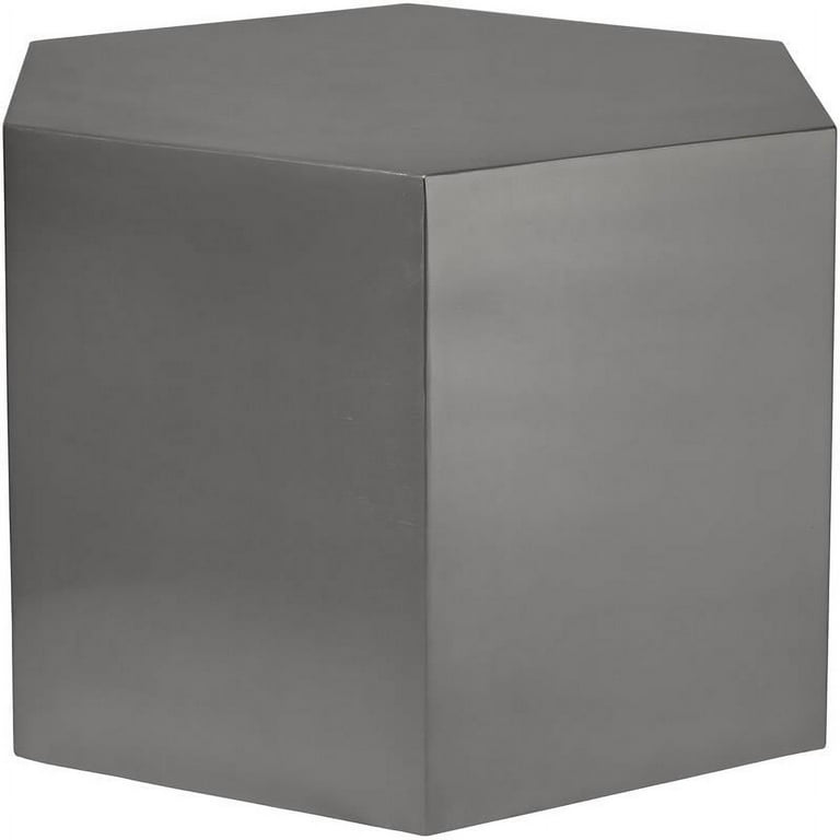 Meridian Furniture Hexagon Modular 4 Piece Coffee Table - Chrome Meridian Furniture Hexagon Modular 4 Piece Coffee Table - Chrome