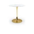 thumbnail image 1 of Meridian Furniture Holly 36" Gold Counter Height Table, 1 of 4